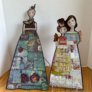 Kelly Rae Roberts’ Art Pieces Stand Up Or Hang‎ Up Original Pieces Cottagecore